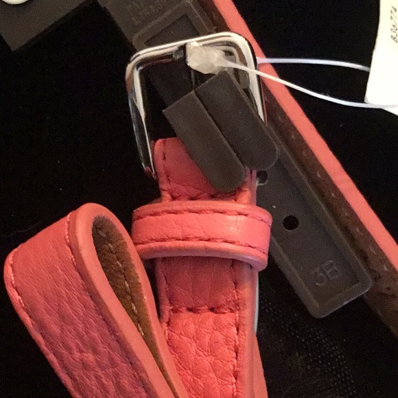 COLE HAAN LEATHER SKINNY WOMEN’S BELT SIZE LARGE - Picture 6 of 7